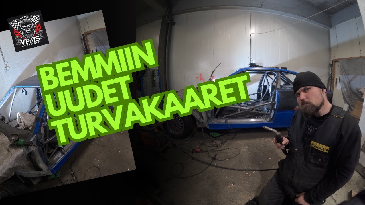 ASENNETAAN BMW E36 TURVAKAARET