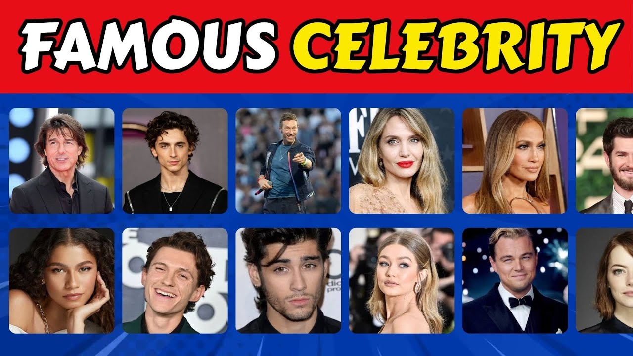 Guess The Celebrity in 5 seconds | 100 Most Famous People In The World| Can you get all correct?