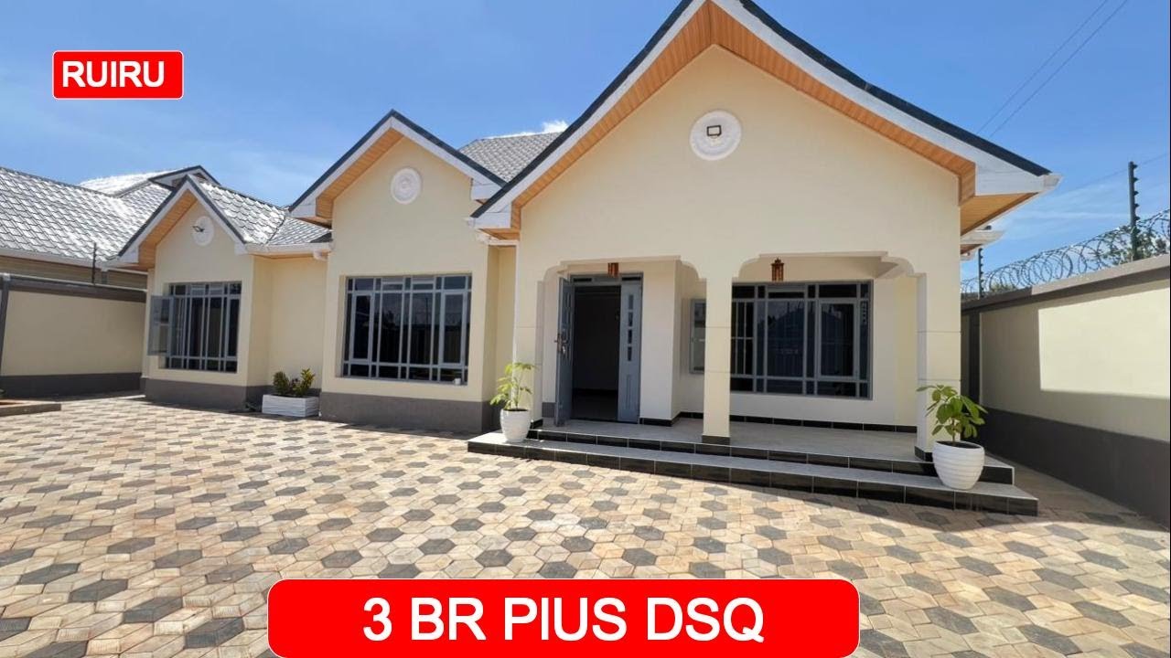 YOU WON'T BELIEVE THIS 3-BEDROOMALL-ENSUITE PLUS DSQ IN RUIRU | ksh 14M ONLY🏘
