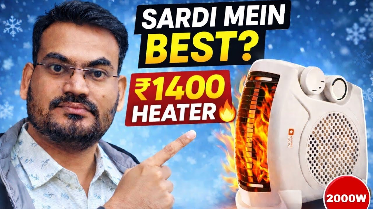 Best Winter Room Heater In India || Orient Electric Areva Fan Heater FH20WP Review in Hindi 