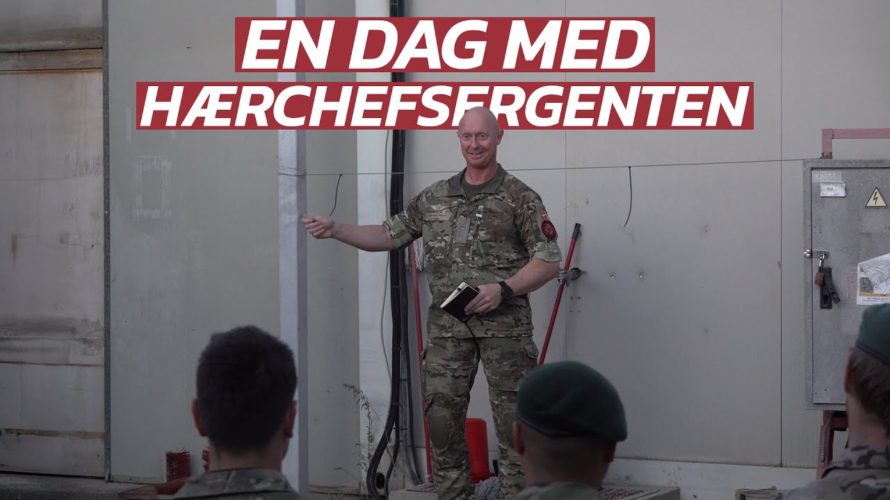 EN DAG MED HÆRCHEFSERGENTEN