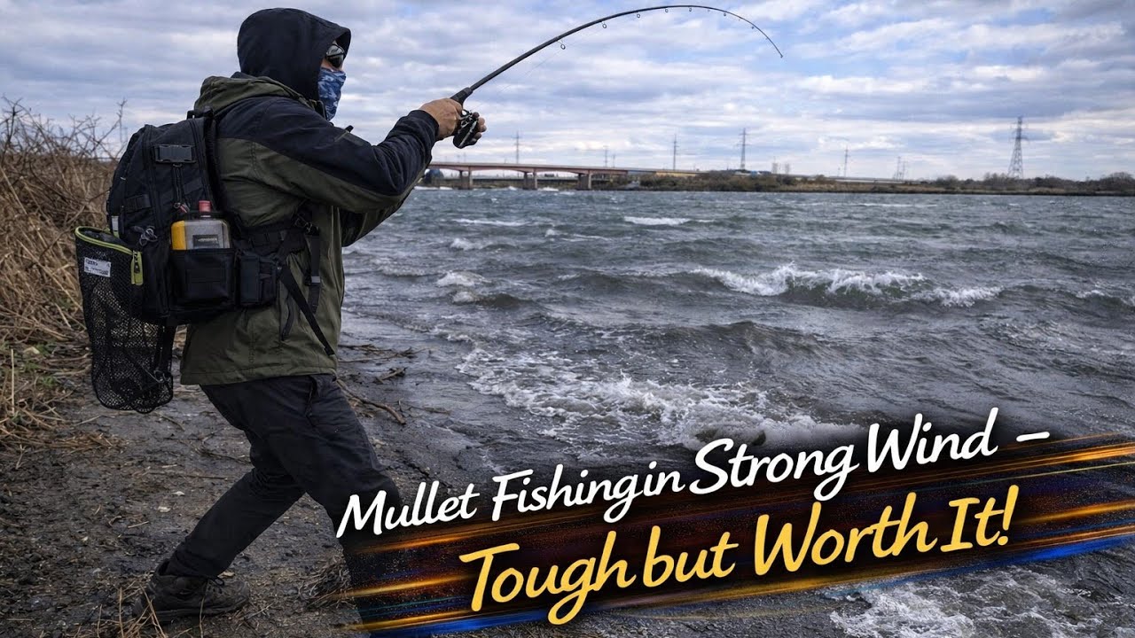 Fishing for Mullet in Windy Conditions