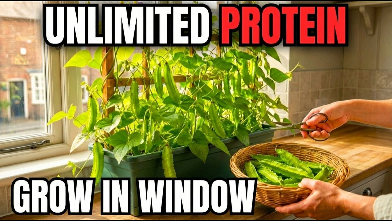Grow More Protein Than Beef. Zero Soil. The 5 Minute Window Box Method.