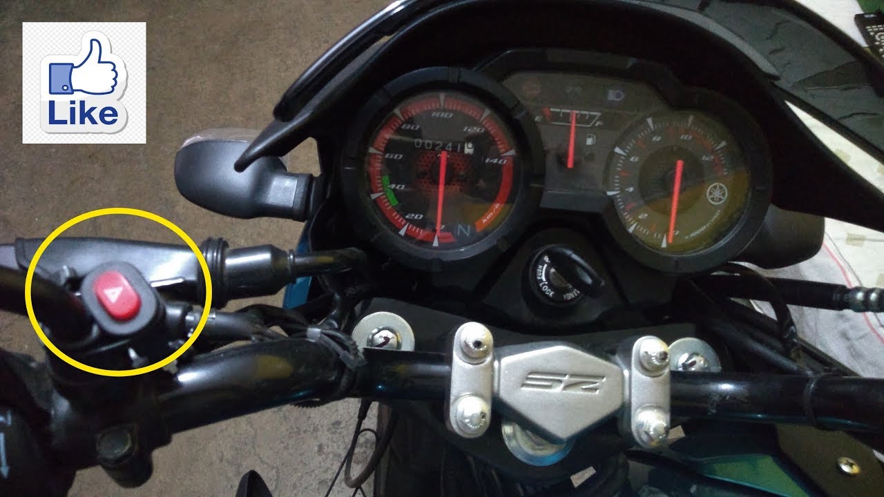 Activando intermitentes Yamaha sz