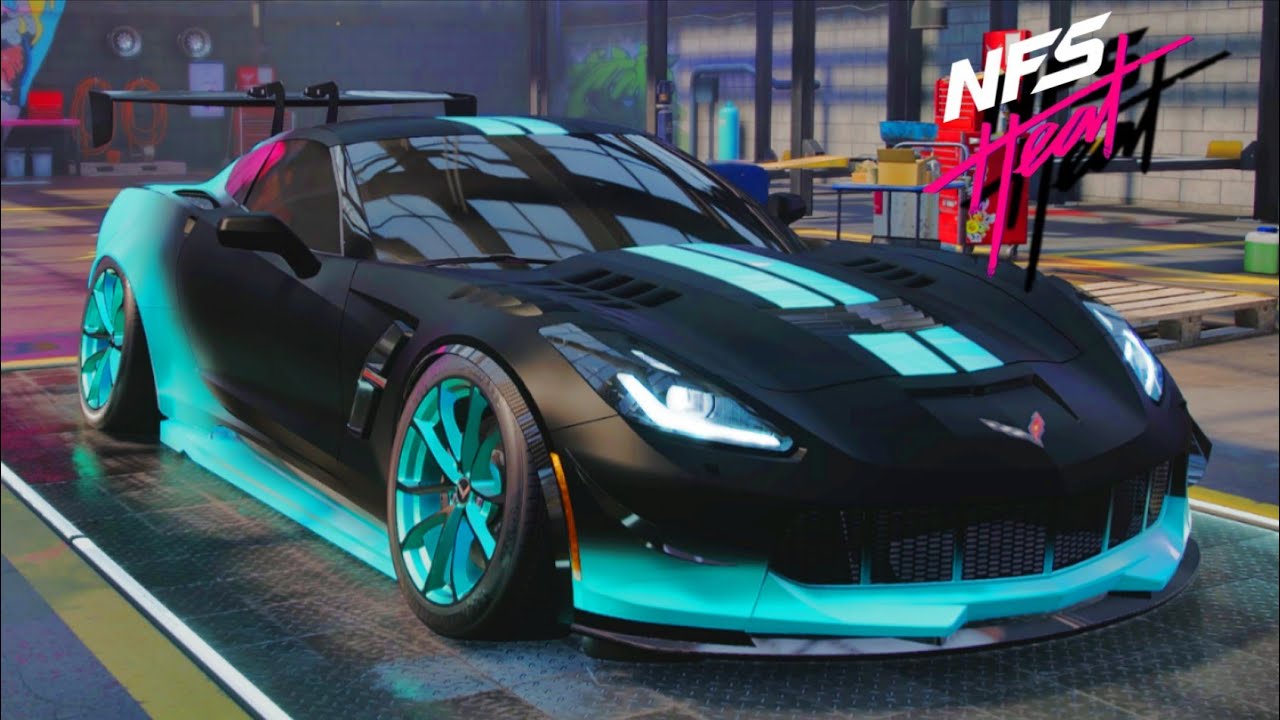 Need for Speed Heat Chevrolet Corvette Customization + Gameplay