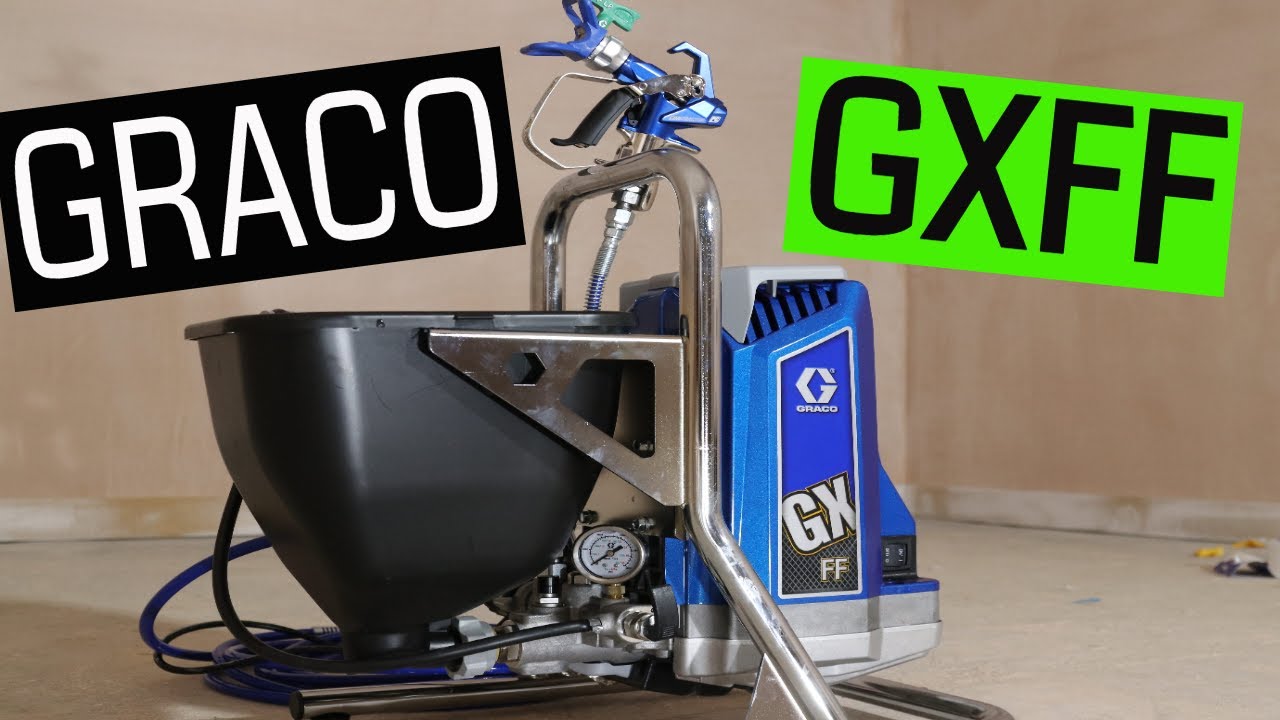Graco GXFF безвоздушный электрический Покрасить опрыскиватель + компактный пистолет