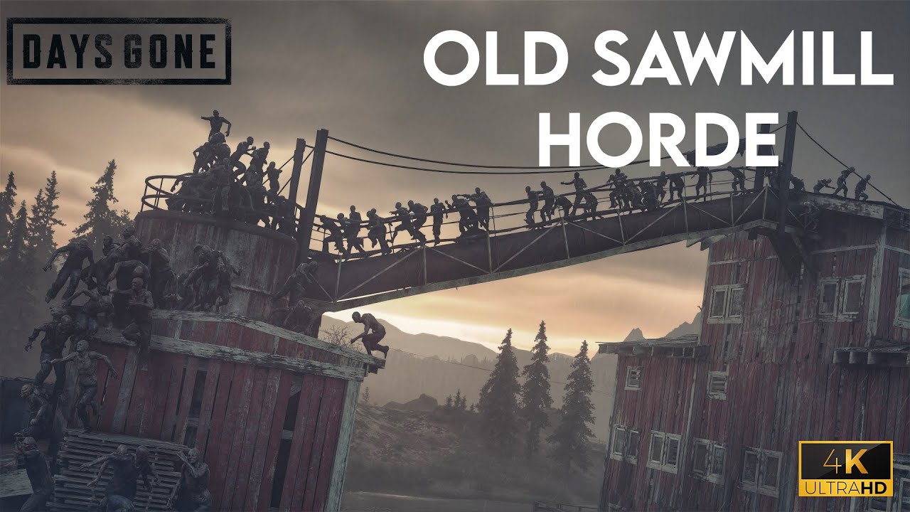 Huge 500-Zombie Showdown: Days Gone Old Sawmill Horde Madness! #daysgone #tamilgaming