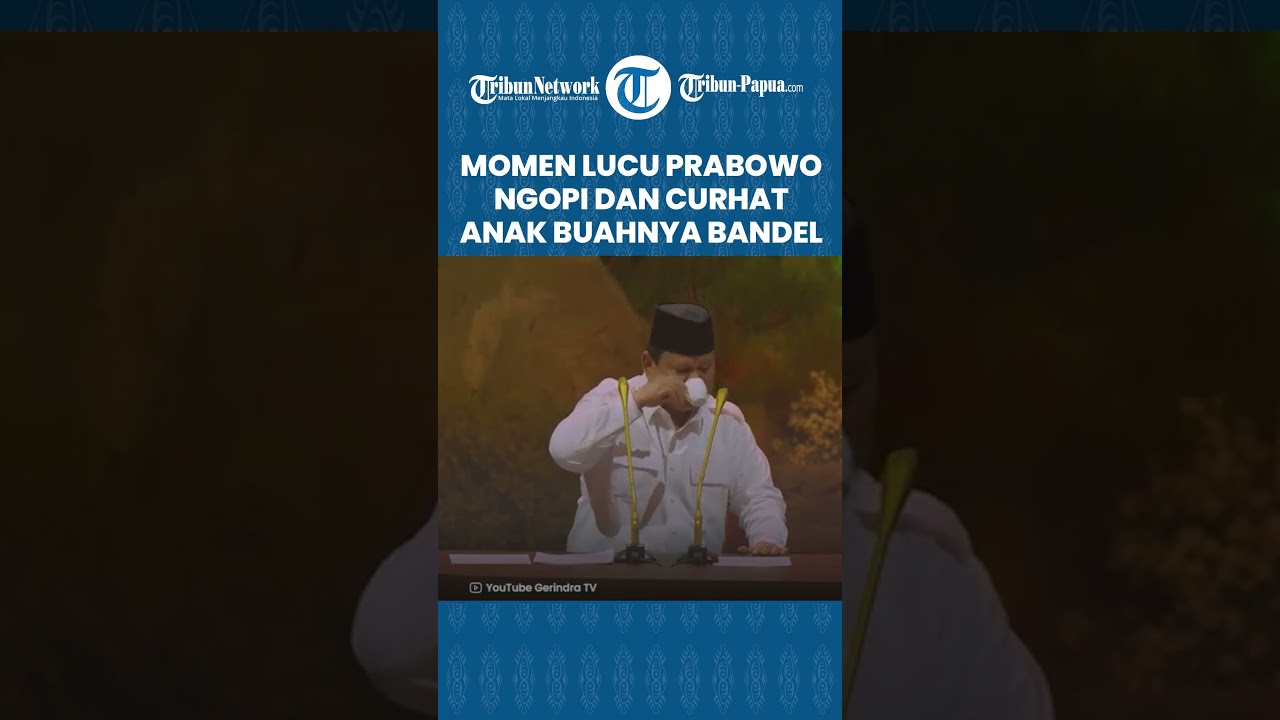 Prabowo 'Ngeprank' Ribuan Kader Gerindra, Tiba-tiba Ngopi lalu Curhat ke Jokowi Anak Buahnya Bandel