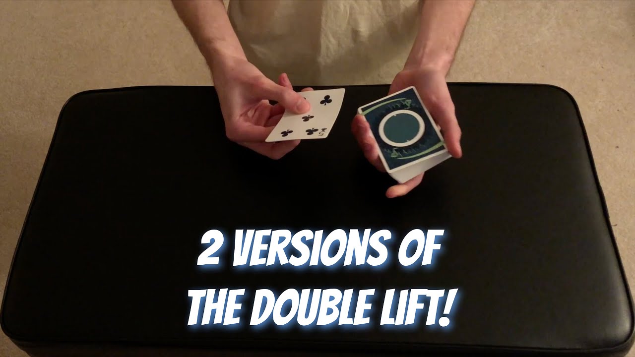 An Easy + Hard Version Of The Double Lift! Sleight Of Hand Tutorial