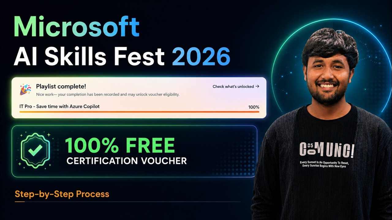 Как получить бесплатный ваучер на сертификацию Microsoft | Microsoft AI Skills Fest 2026: пошагов...