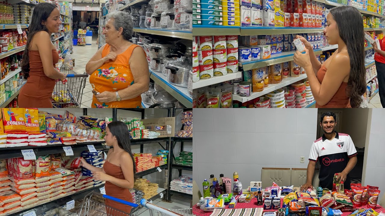FOMOS AO SUPERMERCADO FAZER NOSSA COMPRA DO MÊS + VEJAM A RESENHA, ENCONTRAMOS UMA INSCRITA!