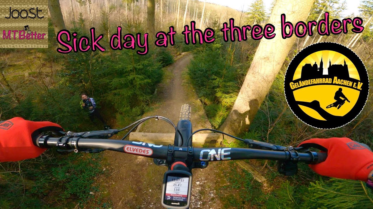 Sick progression, Trails & Park laps at the three borders.