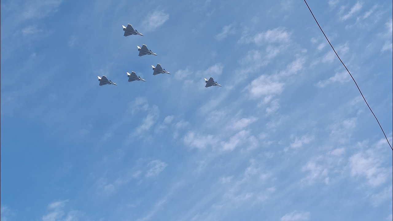 Republic Day Parade 2025 Flypast Rehearsal