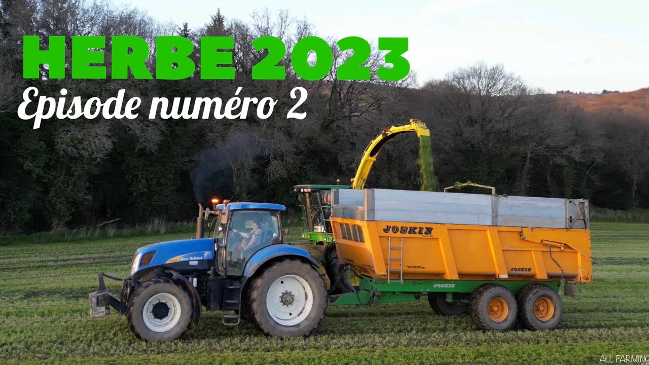 🌿ENSILAGE D’HERBE EN CENTRE BRETAGNE PAR L’ETA LE BARON |HERBE 2023 ÉPISODE 2