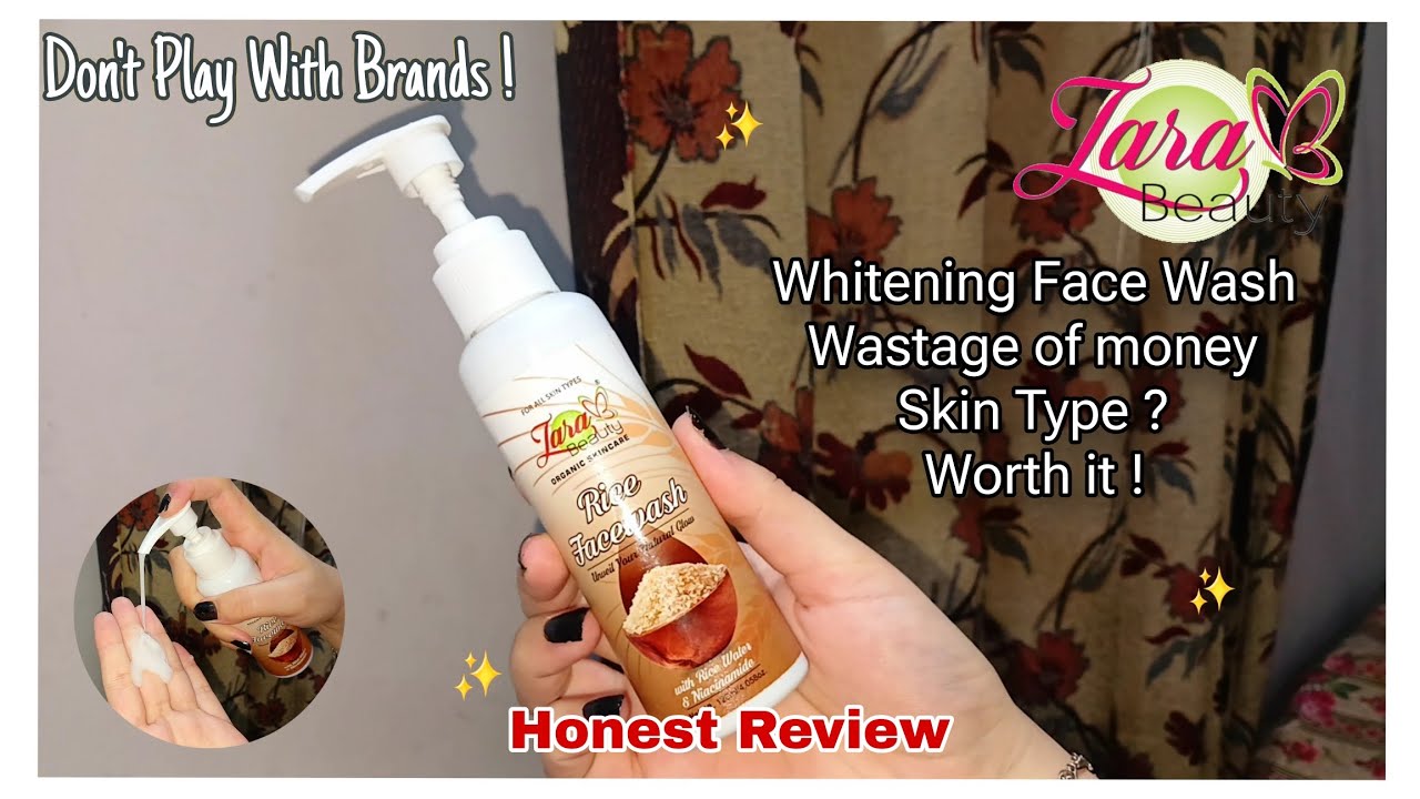 Zara Beauty Rice Facewash Honest Review/Organic Skincare ✨️