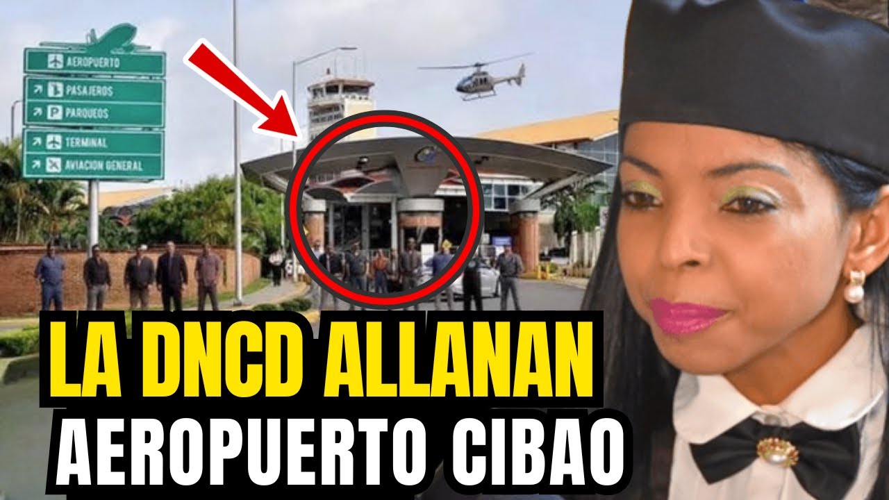 AHORA MISMO! DNCD y MP ALLANAN Aeropuerto del Cibao y CAPTURAN 4 NARCOS Con Maletas Llenas de Drogas