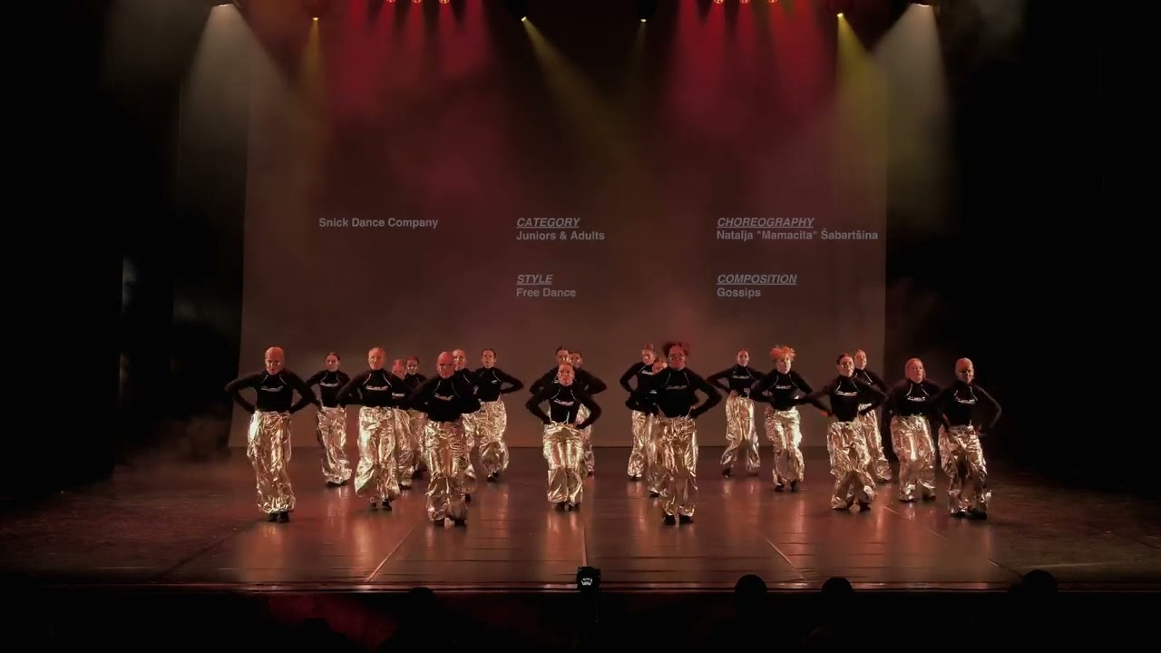 J-Fest 2024 showcase and battle edition: Free Dance Juniors & Adults Gossips  Snick Dance Company