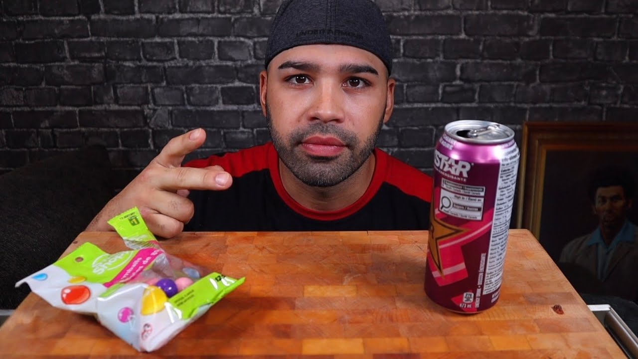(ASMR) ОБЗОР ЭНЕРГЕТИЧЕСКОГО НАПИТКА ROCKSTAR BLACK CHERRY/РАЗГОВОР О ЖЕВАТЕЛЬНОЙ РЕЗИНКЕ