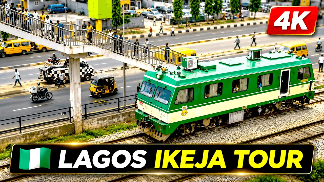 4k LAGOS CAPITAL CITY IKEJA 🇳🇬, DRIVE THROUGH BIGGEST CITY IN AFRICA