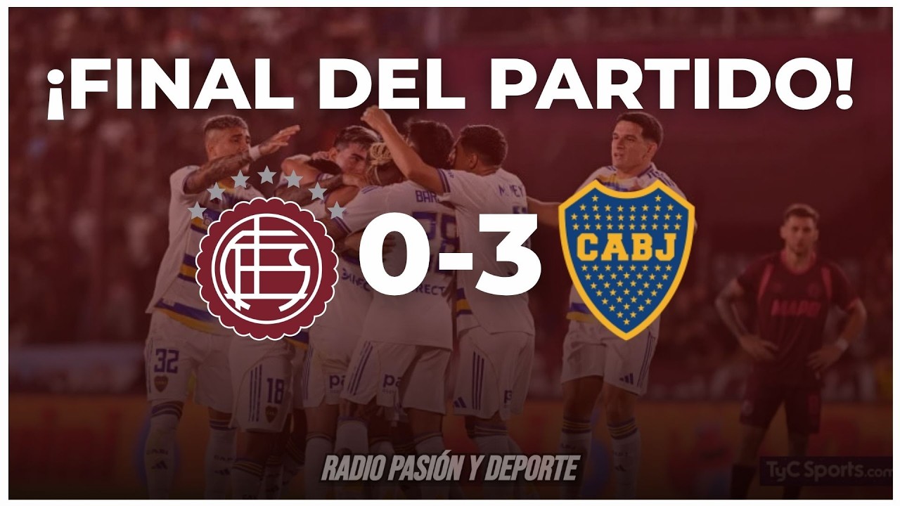 🔴 LANÚS VS BOCA JUNIORS EN VIVO - TORNEO APERTURA 2026 - FECHA 7 | RADIO PASIÓN Y DEPORTE 📺