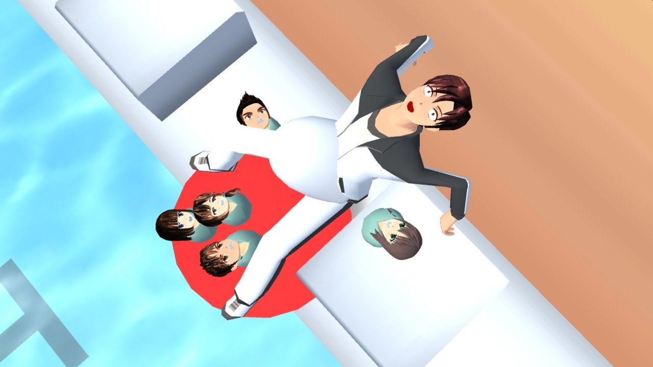 Pak Guru Taiga Hamil Kembar Melahirkan Di Kolam Renang 🏊 Sakura School Simulator