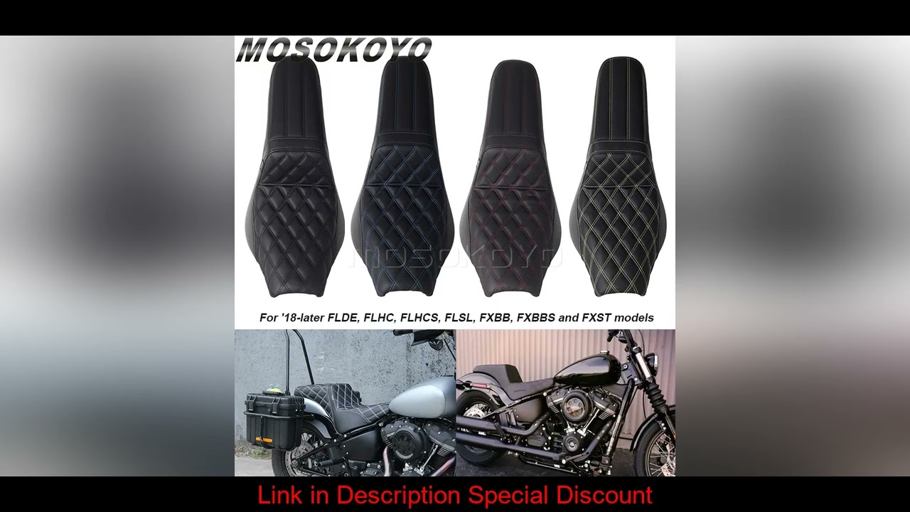 For Harley Softail 18-later FLDE FLHC FLHCS FLSL FXBB FXBBS FXST Motorcycle Accessories 2-Up Front R