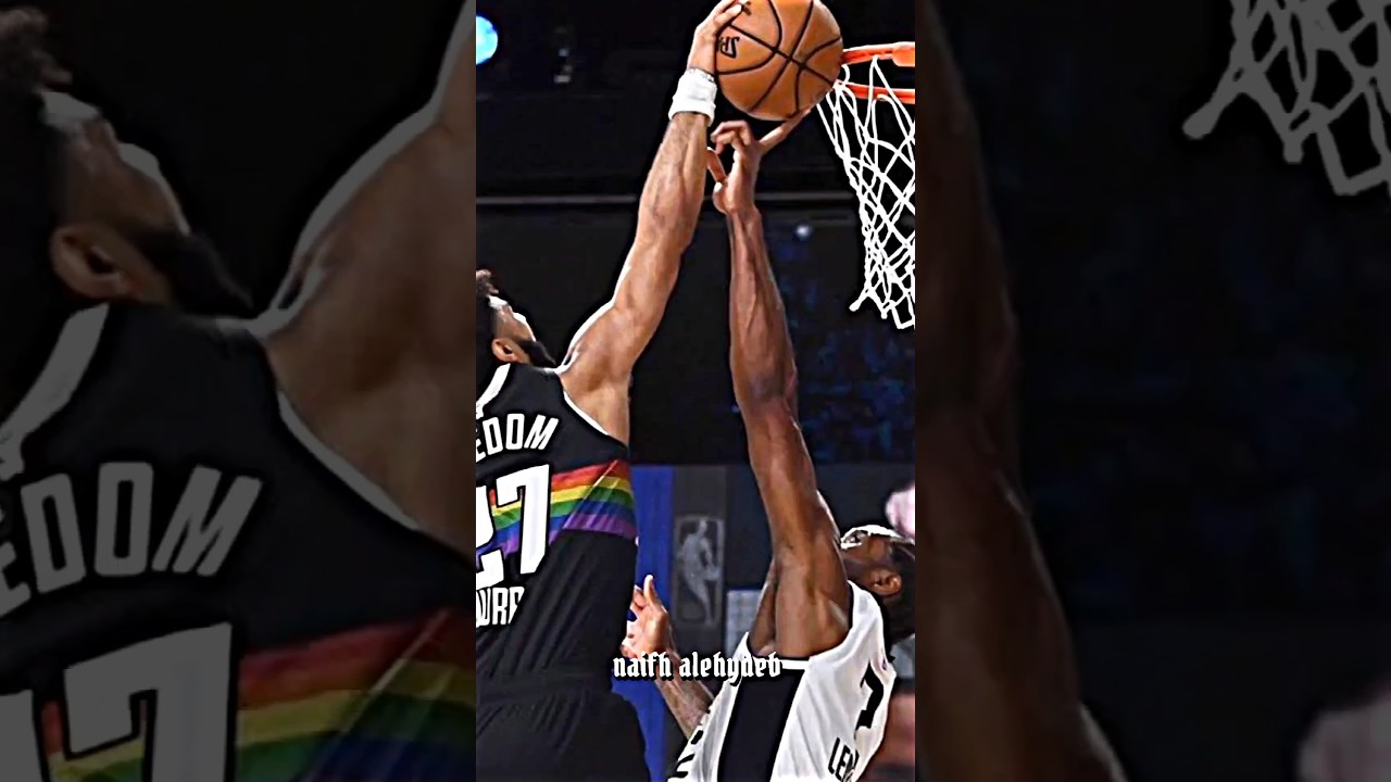 Kawhi one Finger Block 😳 #shorts