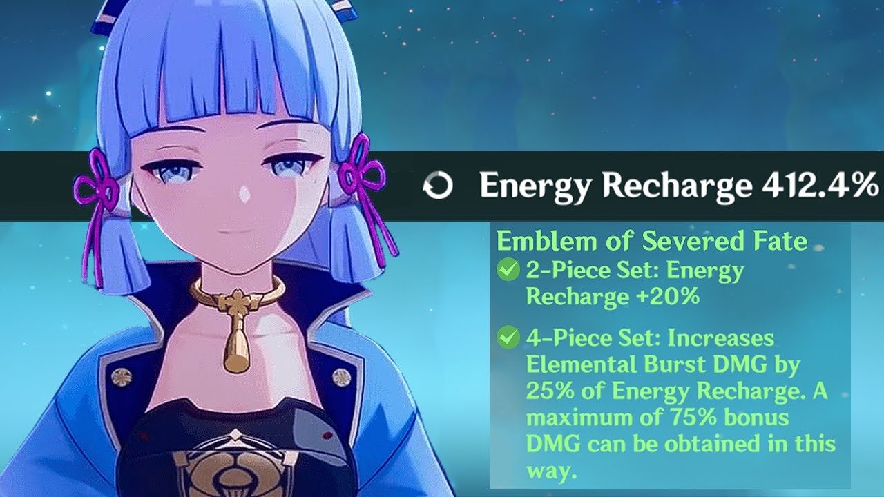 400% Energy Recharge Ayaka Emblem Burst