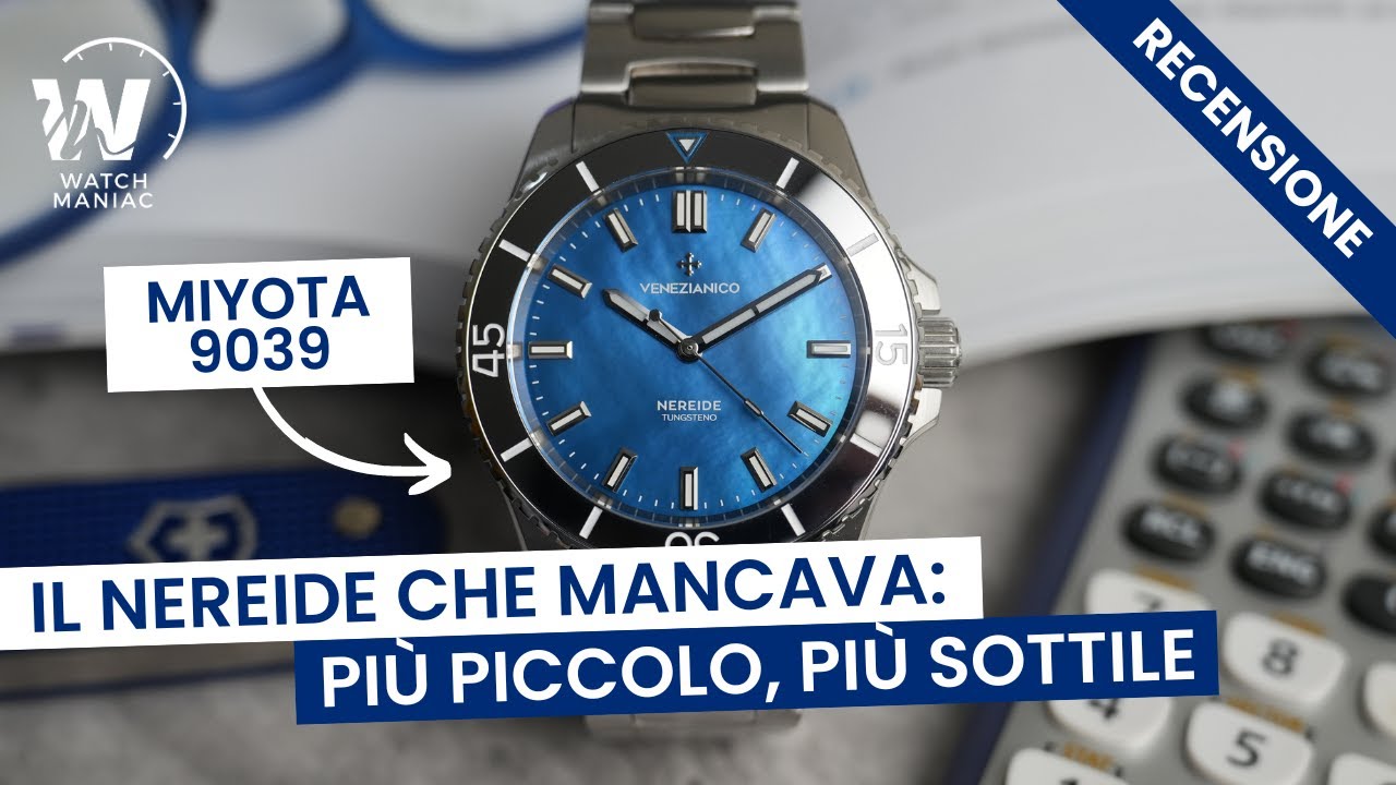 Venezianico Nereide Tungsteno 39mm: evoluzione continua del best seller del marchio