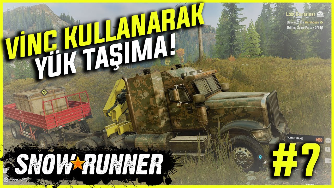 VİNÇ KULLANMA SANATI | SNOWRUNNER TÜRKÇE (PC) #7