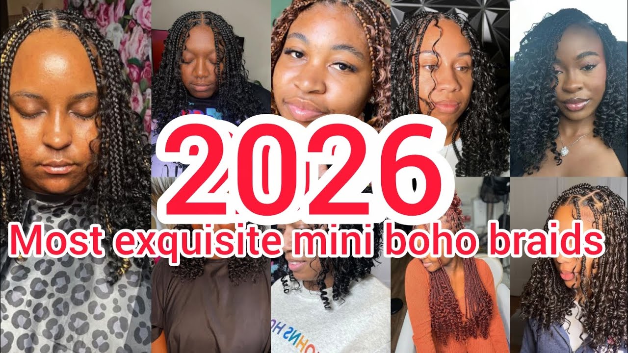 2026 most exquisite mini boho braids hairstyles | Boho braid styles | Mini boho braids