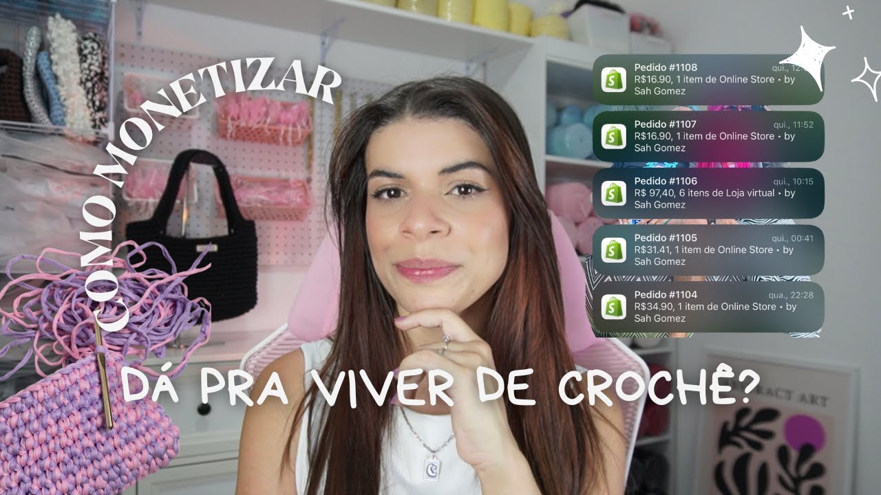 4 Formas de GANHAR DINHEIRO com CROCHÊ 🧶💰