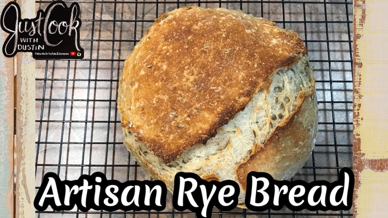 Artisan Rye Bread - Rye Bread - Easy Rye Bread Recipe - No Knead Bread #Homemadebread #rye #bread