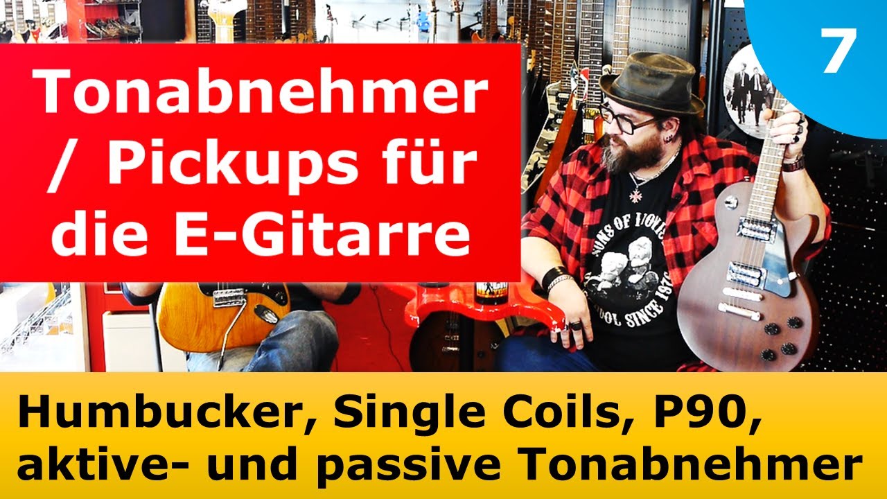 Das Wichtigste über Pickups: Humbucker, Single Coils, P90, aktive- und passive Tonabnehmer E-Gitarre