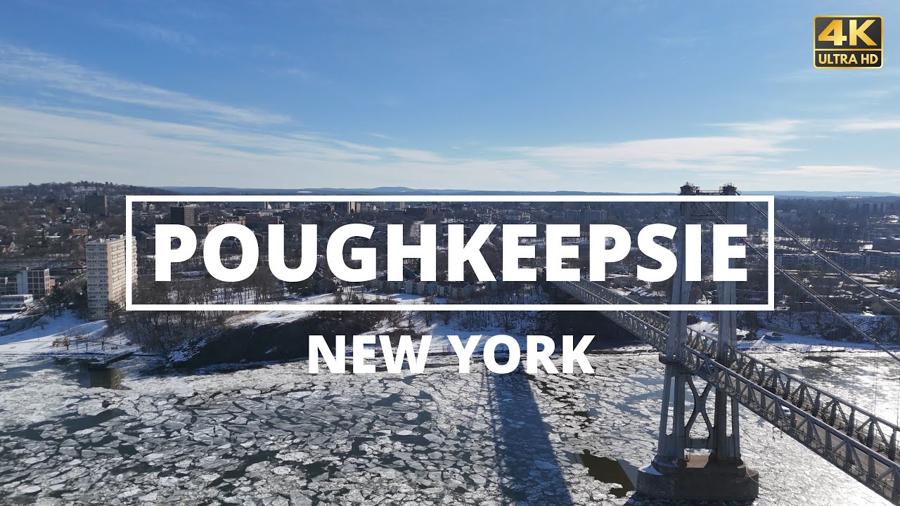 Poughkeepsie, New York - [4K] Drone Tour