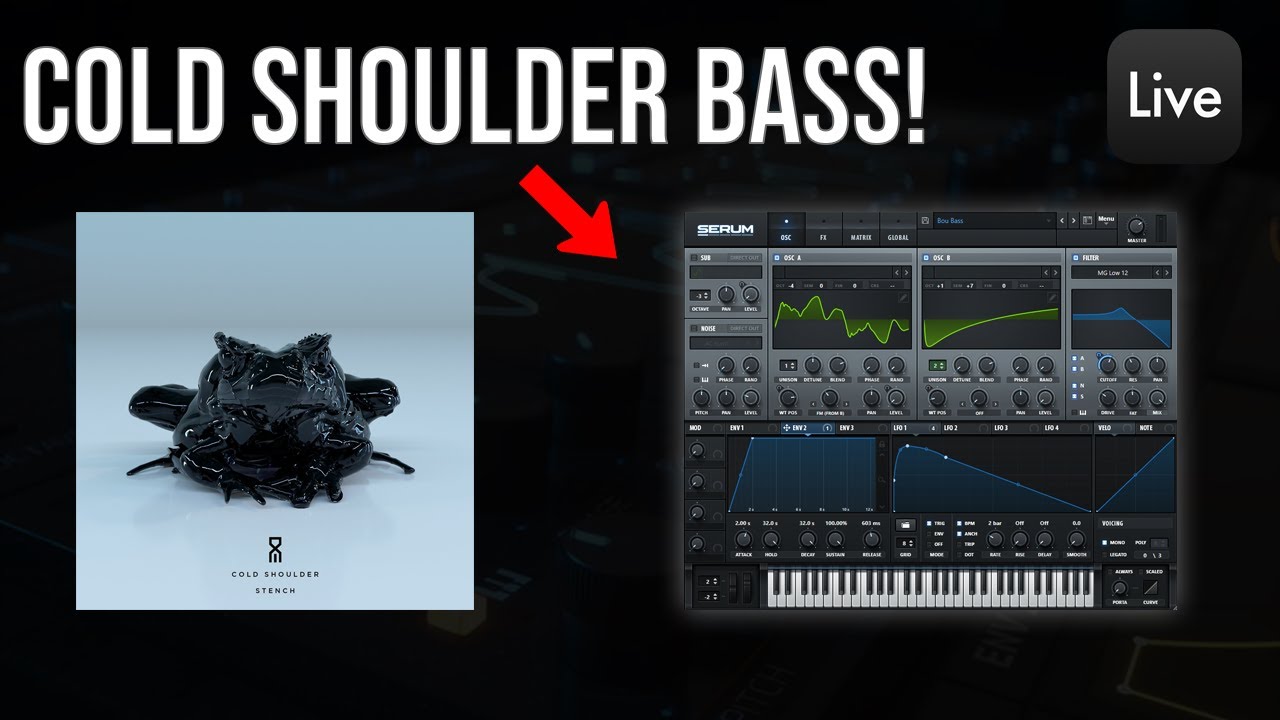 How To Make The Bass From 'Simula - Cold Shoulder' (XFER SERUM DNB TUTORIAL)