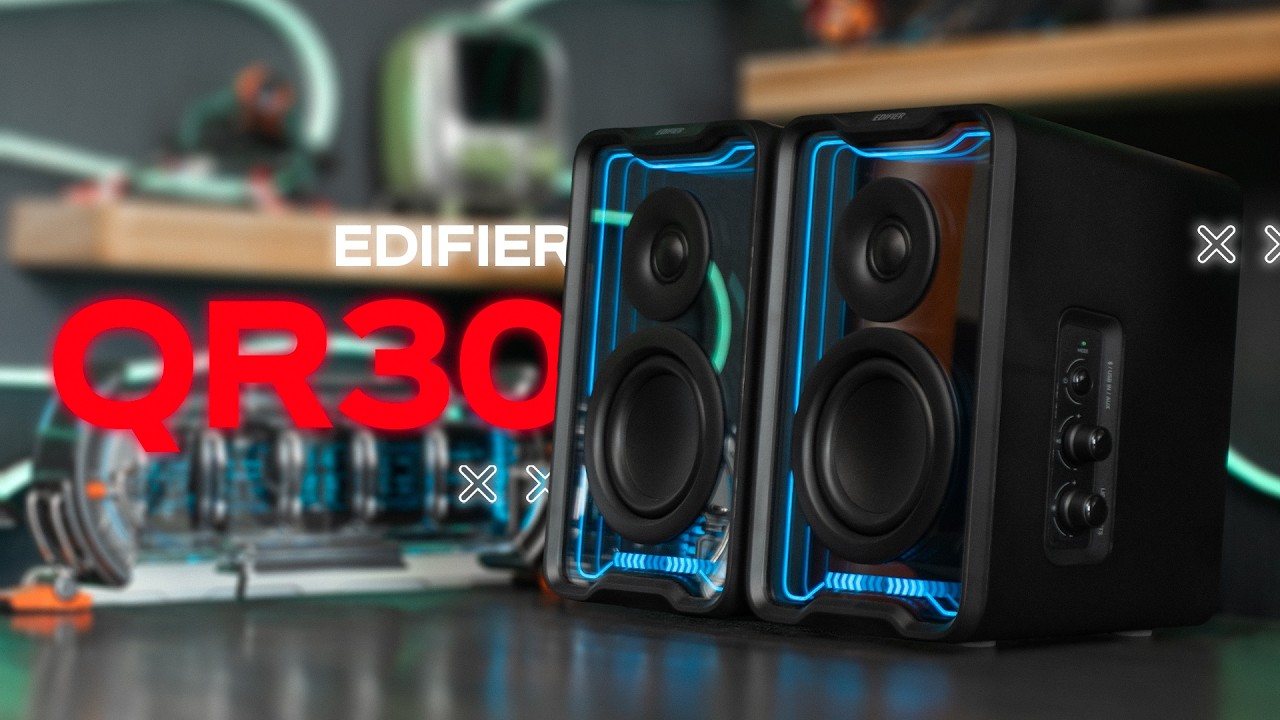 КОЛОНКИ НА СТИЛЕ 🔥 EDIFIER QR30 Bluetooth 5,4 2,0 канала 30 Вт  RMS световые эффекты