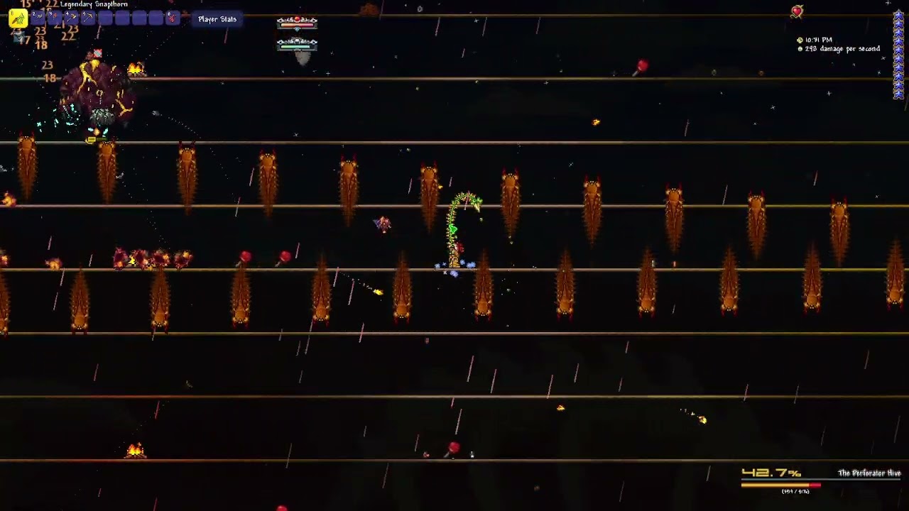 Terraria Infernum Hitless, The Perforators (No Adren/Rage)