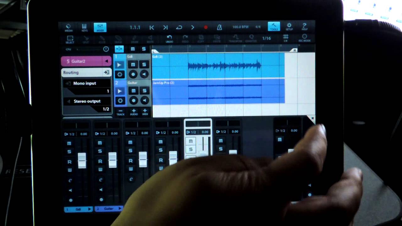 Recording Clean Guitar DI's in Cubasis Part 3: Export Tracks for Mixing