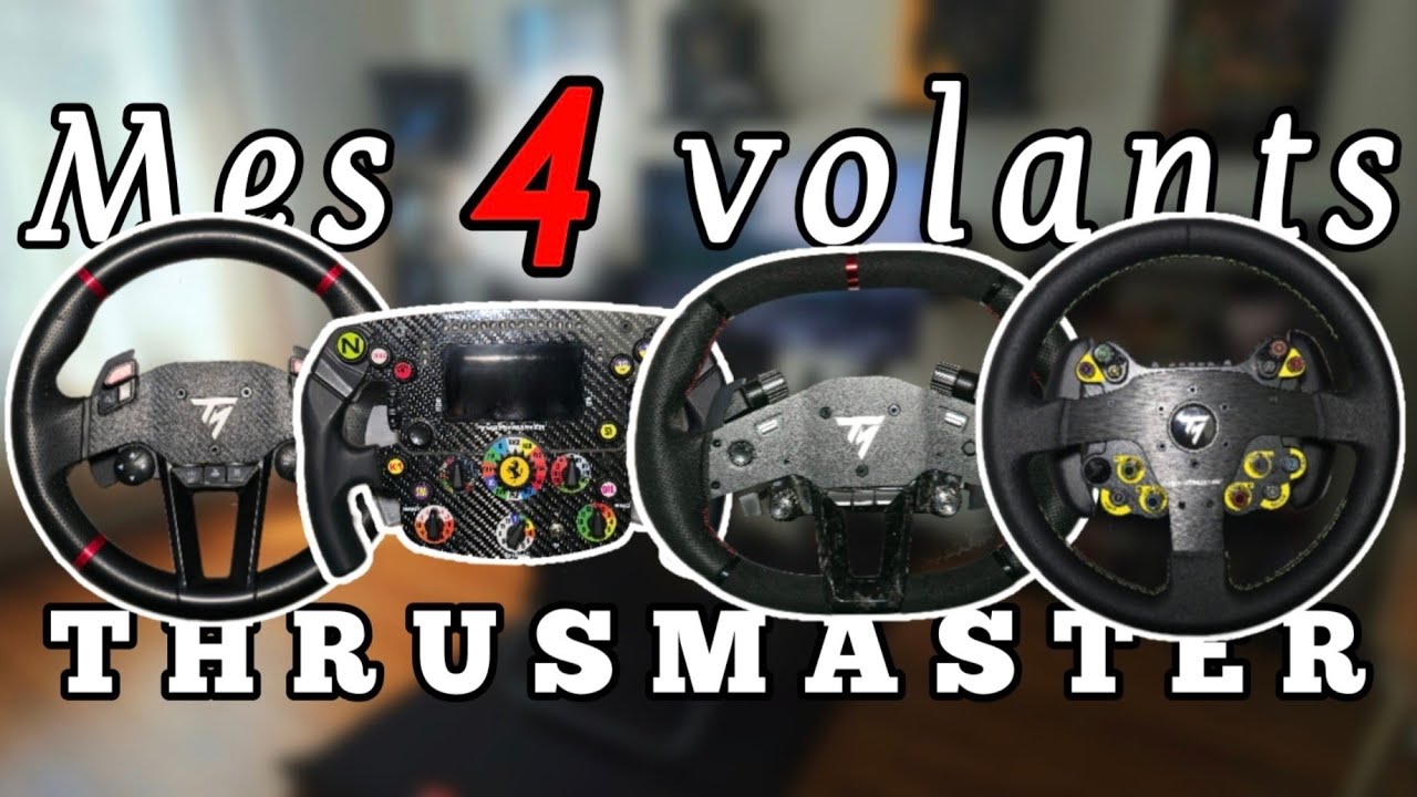 Mes 4 roues THRUSTMASTER + mon AVIS 🏎💨💨 (spoiler : elles sont MAGNIFIQUES ! ✨️)