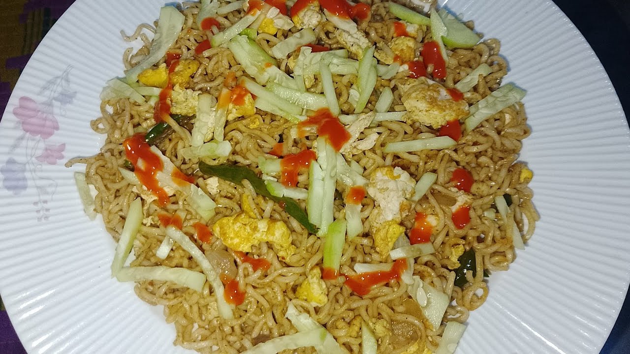 মজাদার এগ নুডুলস বানালাম আজ 🤤🤤