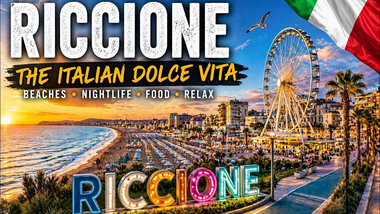 Riccione Beach Life: An Italian Summer Dream Come True 4K