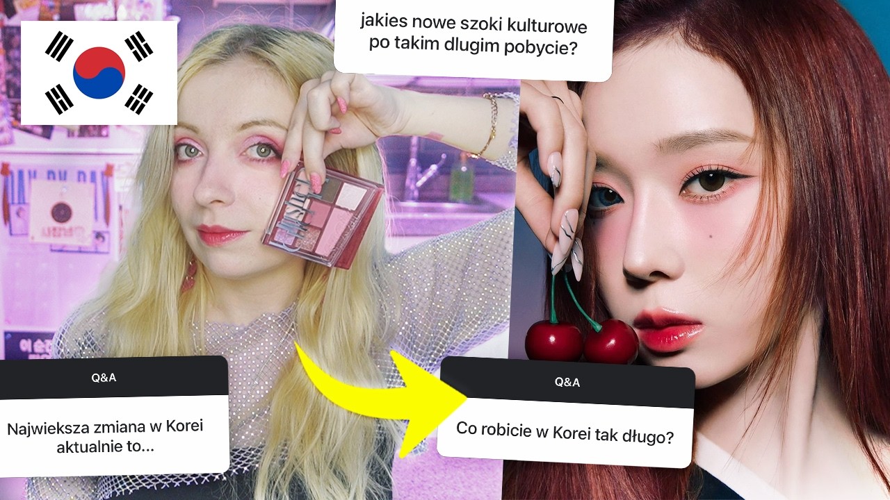 NAJWIĘKSZY SZOK KULTUROWY W KOREI? Lekkie Q&A i test kosmetyków Winter z aespa 🇰🇷 ROK W KOREI #79