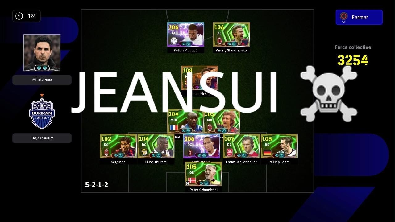 eFootball: JEANSUI Kill me again and Again 🥶