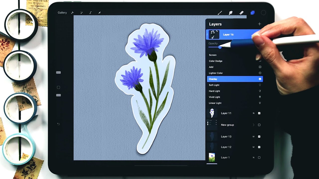 Create a Lifting Sticker Effect in Procreate