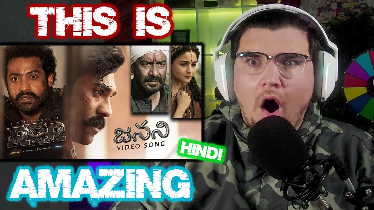 Janani Video Song (Hindi) - RRR - MM Keeravaani | NTR, Ram Charan, Ajay Devgn SS Rajamouli REACTION