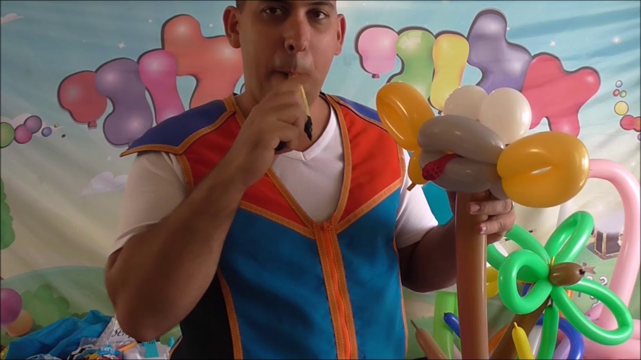 אלוני בלוני - פרק 20  איך מכינים קוף על עץ בננה מבלונים ?