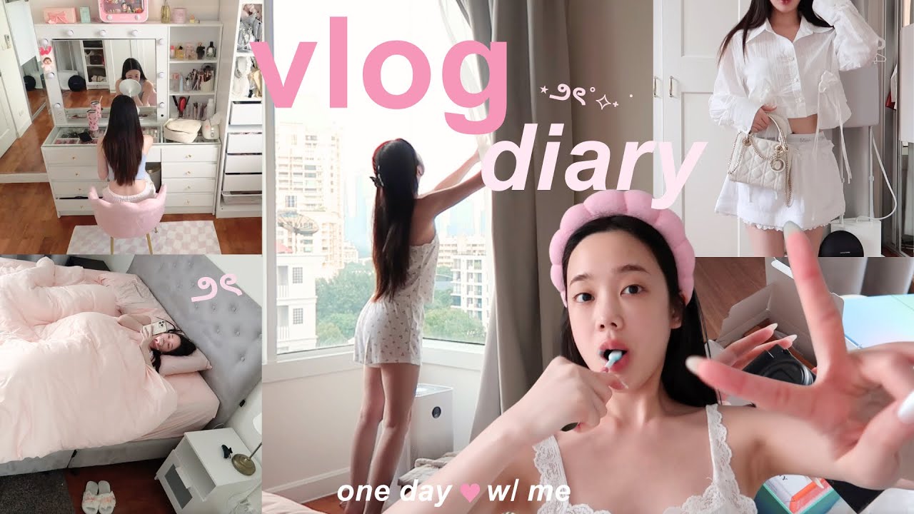 [SUB] VLOG DIARY🎀,ใช้ชีวิต 1 วันด้วยกันเต็มๆ | My day to night routine 🧼,เห่อกล้องใหม่📸 |BEAMSAREEDA