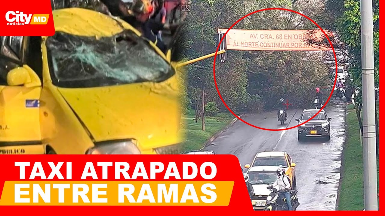Lluvias y caos vial, árbol cayó sobre un taxi y obligó cierre preventivo | City Noticias Medio Día