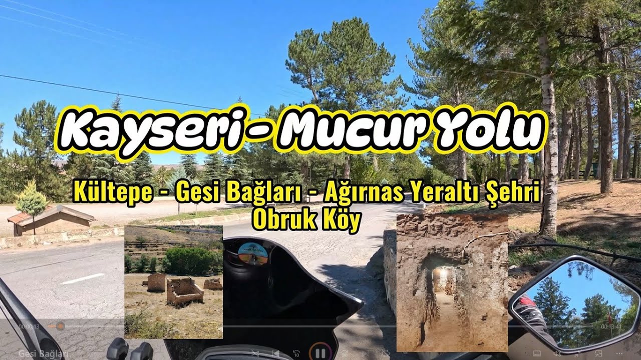 KAYSERİ - MUCUR YOLU / Kültepe / Gesi Bağları / Güvercinlikler/ Obruk/ #dominar #n250